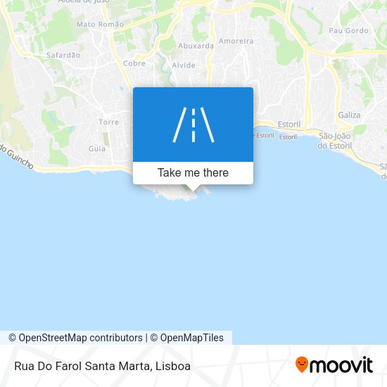 Rua Do Farol Santa Marta map