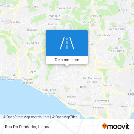 Rua Do Fundador map