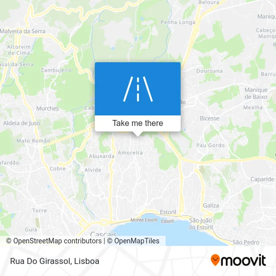 Rua Do Girassol map