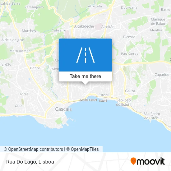 Rua Do Lago map