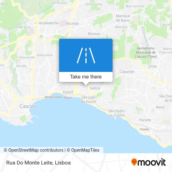 Rua Do Monte Leite map