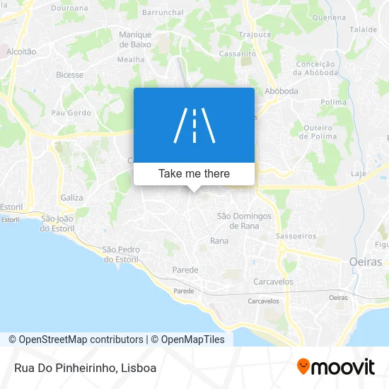 Rua Do Pinheirinho map