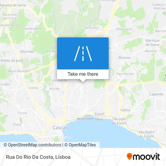 Rua Do Rio Da Costa map