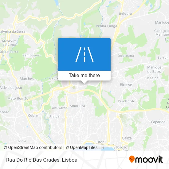 Rua Do Rio Das Grades map