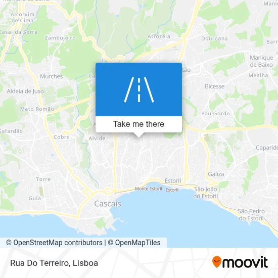 Rua Do Terreiro map