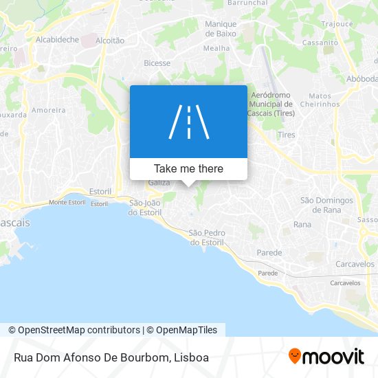 Rua Dom Afonso De Bourbom map