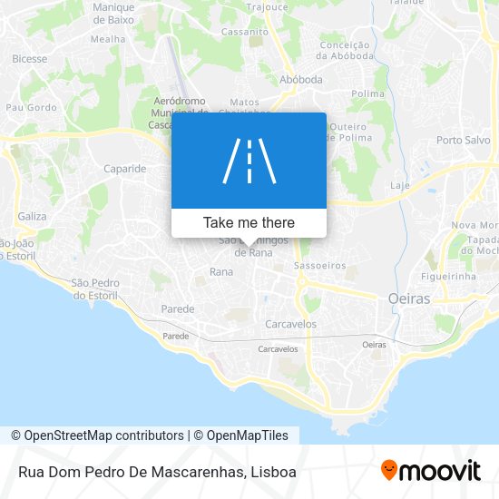 Rua Dom Pedro De Mascarenhas map