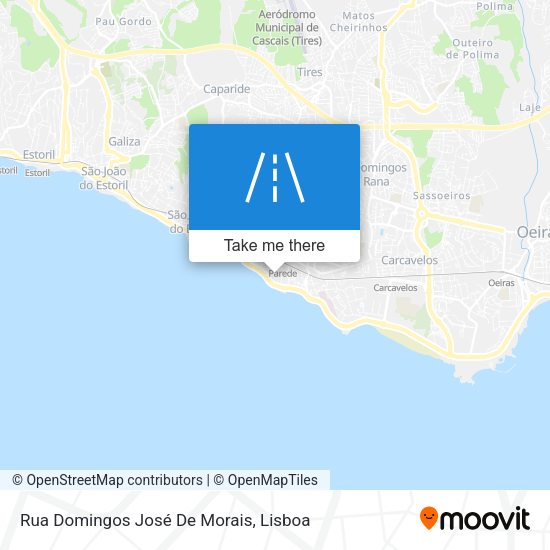 Rua Domingos José De Morais mapa