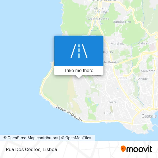 Rua Dos Cedros map