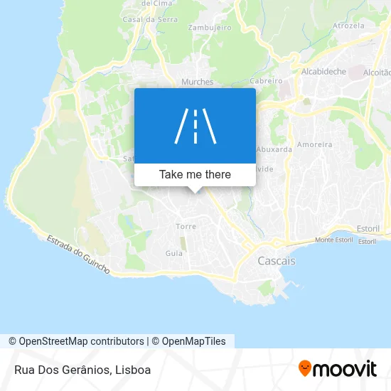 Rua Dos Gerânios map