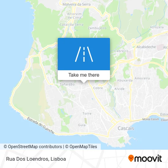 Rua Dos Loendros map