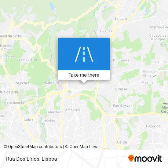 Rua Dos Lírios map