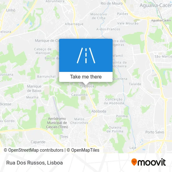 Rua Dos Russos map