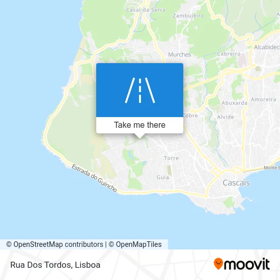 Rua Dos Tordos map