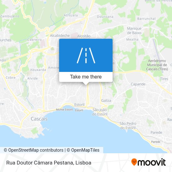 Rua Doutor Câmara Pestana mapa