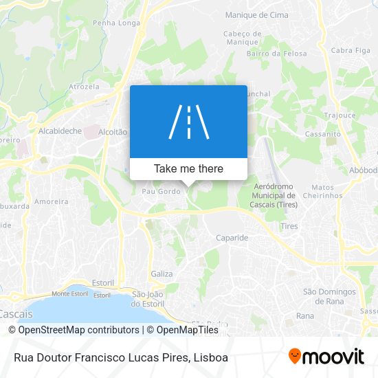 Rua Doutor Francisco Lucas Pires mapa