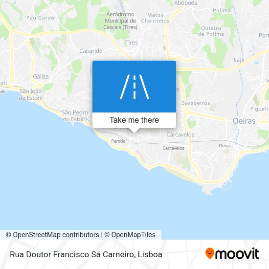 Rua Doutor Francisco Sá Carneiro map