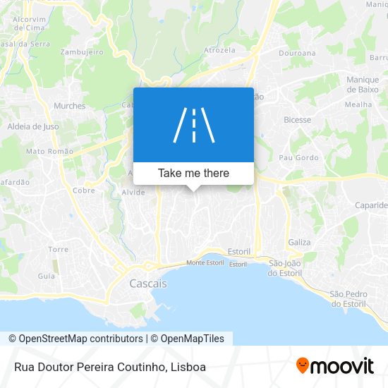 Rua Doutor Pereira Coutinho map
