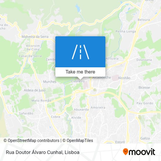 Rua Doutor Álvaro Cunhal map