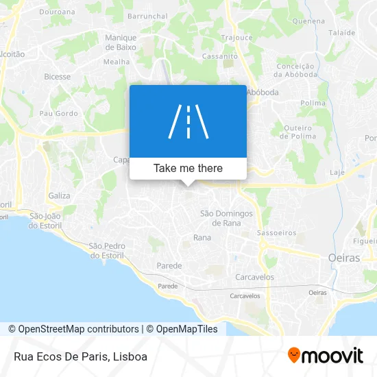 Rua Ecos De Paris map