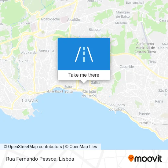 Rua Fernando Pessoa map