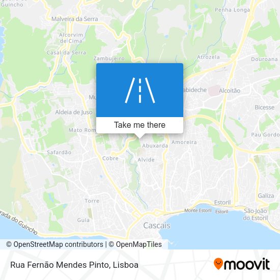 Rua Fernão Mendes Pinto map