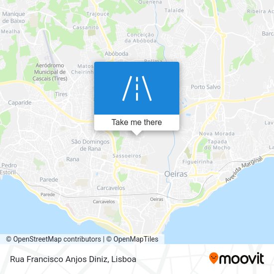 Rua Francisco Anjos Diniz map