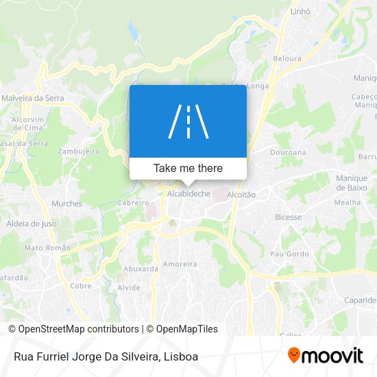 Rua Furriel Jorge Da Silveira mapa