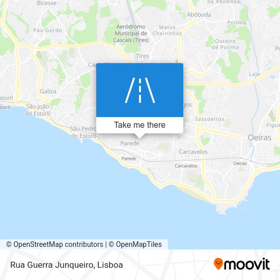 Rua Guerra Junqueiro mapa