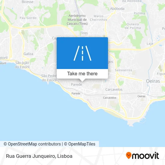 Rua Guerra Junqueiro map