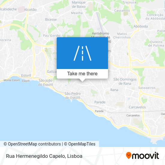 Rua Hermenegildo Capelo map