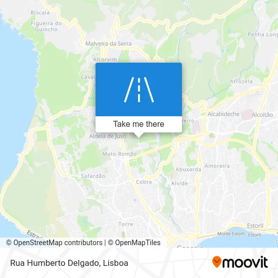 Rua Humberto Delgado map