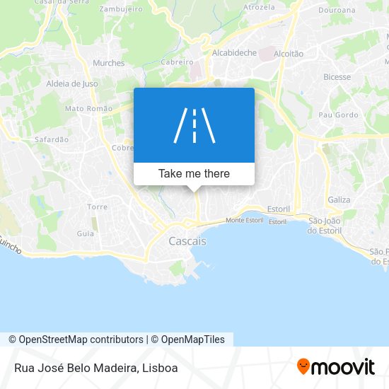 Rua José Belo Madeira map