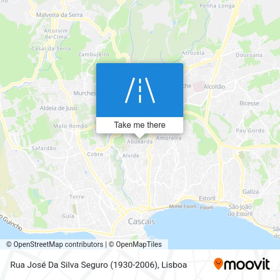 Rua José Da Silva Seguro (1930-2006) mapa