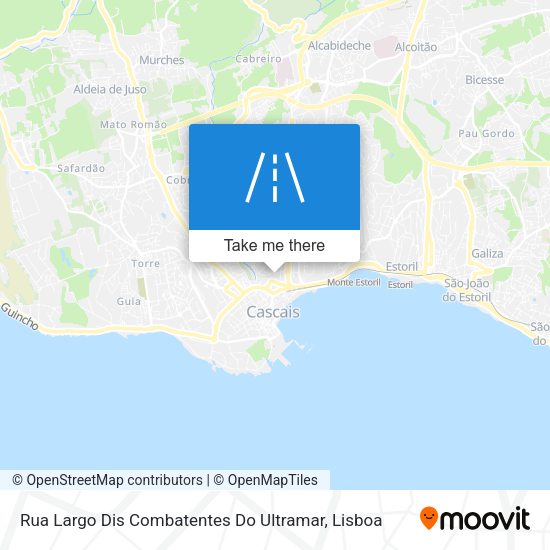 Rua Largo Dis Combatentes Do Ultramar mapa
