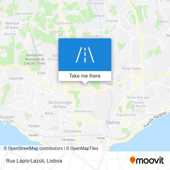 Rua Lápis-Lazúli map