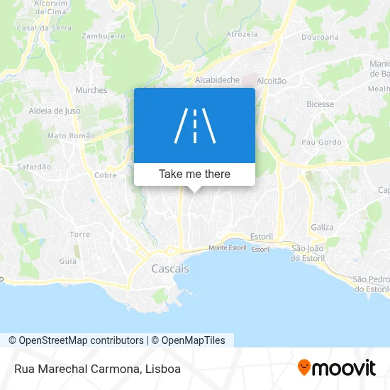 Rua Marechal Carmona map