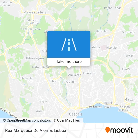Rua Marquesa De Alorna map