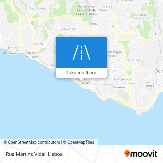 Rua Martins Vidal map