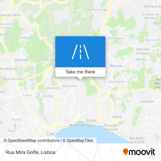 Rua Mira Golfe map