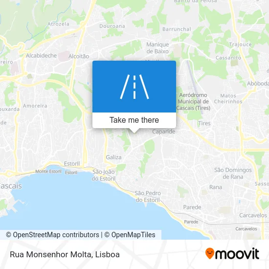 Rua Monsenhor Molta map