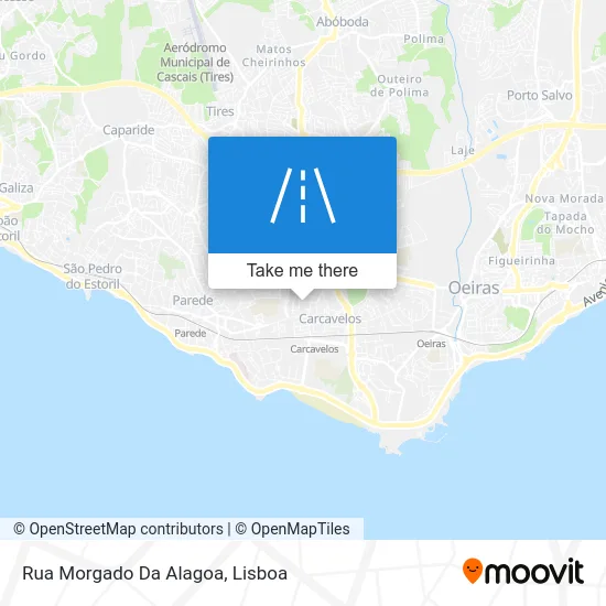 Rua Morgado Da Alagoa map