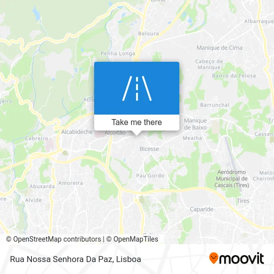 Rua Nossa Senhora Da Paz map
