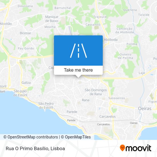 Rua O Primo Basílio map