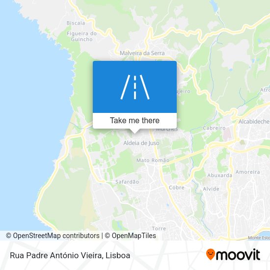 Rua Padre António Vieira map