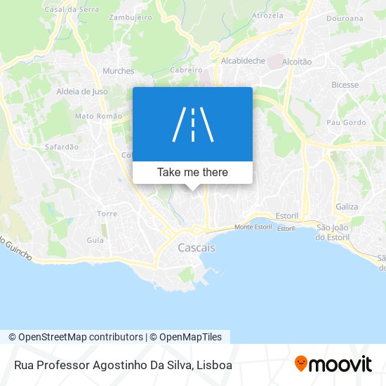 Rua Professor Agostinho Da Silva map