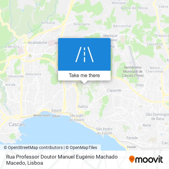 Rua Professor Doutor Manuel Eugénio Machado Macedo map