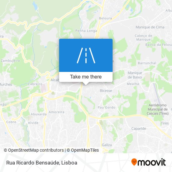 Rua Ricardo Bensaúde mapa