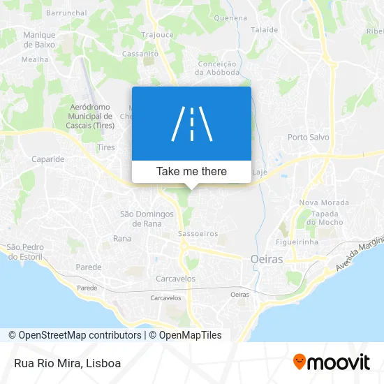 Rua Rio Mira map