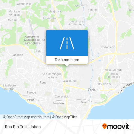 Rua Rio Tua map